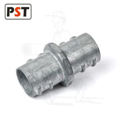 China Connector Two End of Galvanized Flexible Conduit Compression Screw-in Flex Coupling Flexible Conduit Fittings for sale