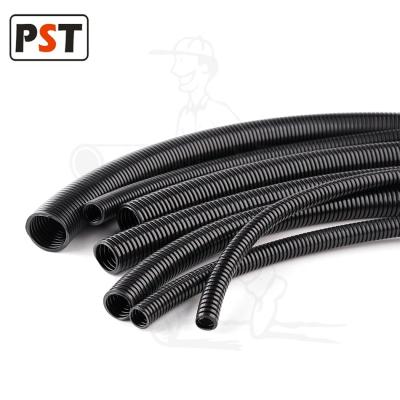 China Plastic PE PVC Single Wall HDPE Nylon PA PVC Corrugated Flexible Hose for sale