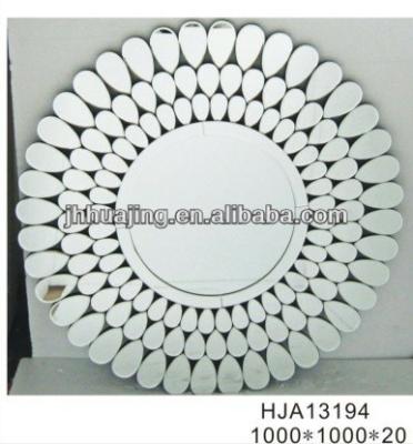 China 2015 Modern New Round Sun Shaped Wall Mirror Tiles For Home Decor for sale