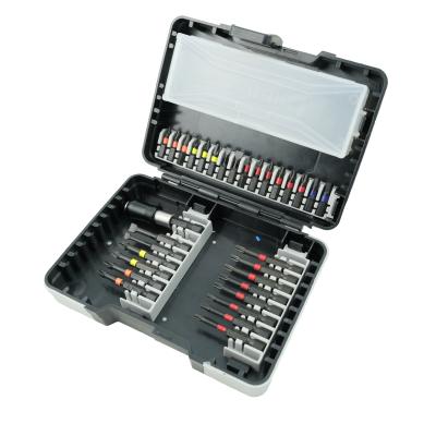 China Lathe Screws TOOLWAY 30pc Set Color Ring Drill Bit Set Universal Magnetic Screwdriver Set Impact Bit for sale