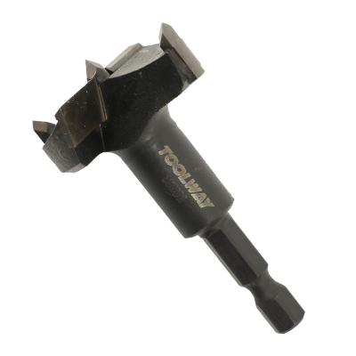 China Hole Drilling Toolway Diameter 18mm Woodworking Tungsten Carbide Hex Shank Forstner Hinge Cutter Hole Saw Drill Bit for sale