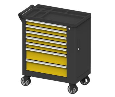 China Workshops Shop Tools TOOLWAY Metal Rolling Tool Cabinet Large Capacity 7Drawers High End Toolbox Roller Cabinet for sale