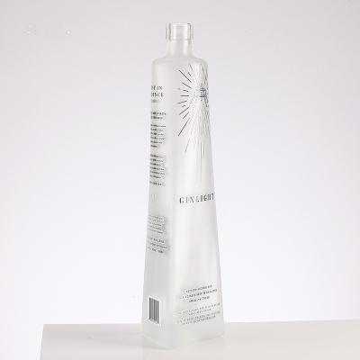 China Beverage Browser Shandong Fashion Originality Design 750ml Liquor Glass Bottle With Aluminum Cap for sale