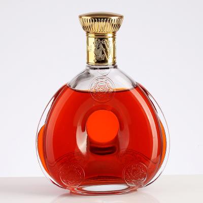 China Beverage. Whiskey. Vodka. Fine brandy wine. Factory wholesale 700ml transparent brandy bottle of low price with screw cap for sale