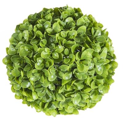 China Decoration for 10cm/20cm/25cm/30cm/40cm/45cm outdoor decorative artificial green grass boxwood lobbies new ball,artificial buxus balls for sale