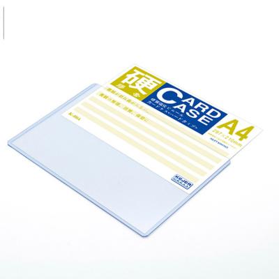 China KEJEA A4 Credit Card Case Hard Plastic Transparent Business Card/Toploader 8.5 x 11 inch for sale