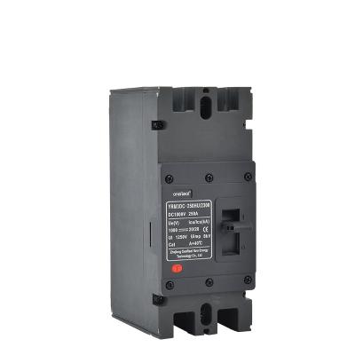 China DC MCCB Solar Breaker 2P / 3P 125a 250a DC Molded Case Circuit Breaker HU for sale