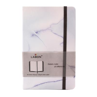 China Hot Selling Single Marble Notebook PU A5 Sketch Book Custom Hardcover Book Hardcover Notebook for sale