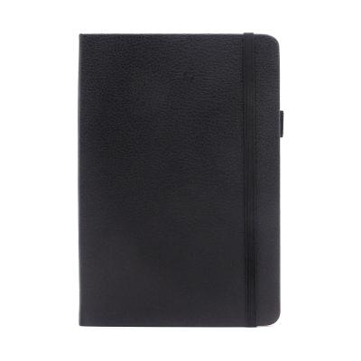 China Hardcover Custom Design Print Cover Leather Hardcover Journal Notebook With Pen Ledge for sale