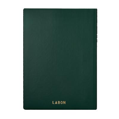 China Manufacturer Softcover Labon A5 PU Fitness Journal Manifestation Paper Leather Softcover Notebook for sale