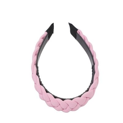 China Simple Hair Band Braiding Hair Band Fashion Braided Hair Band Twisted Headdress Fabric New For Women for sale