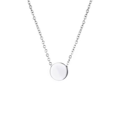 China Environmental Friendly Newest Design Top Quality Stainless Steel Ladies Minimalist Chain Necklace for sale