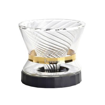 China Sustainable Brewista Brand X Twister Series Double Dripper Glass Coffee Duo for sale