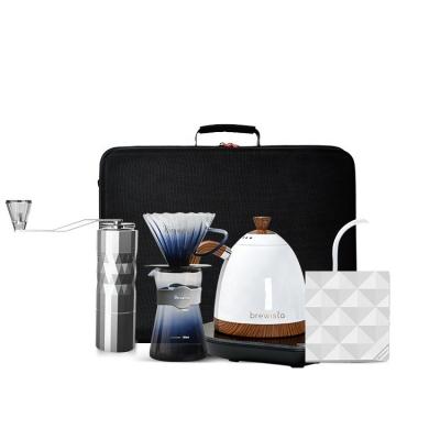 China Brewista V60 Gift Set Hand Drip Viable Coffee Grinder For Over the Kettle Coffee Suitcase for sale