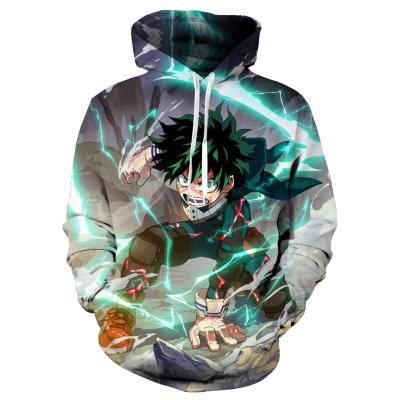 China 2022 New Anti-wrinkle Cheap Dropshipping 3D Spring Printed Japanese Anime Clothing Plus Size Hoodie Men Custom Sweatshirt for sale