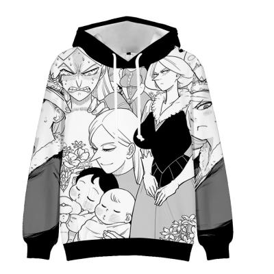 China wholesale Anti-wrinkle 1pcs Custom Fast Delivery 1pcs Japanese Mens Hoodies Sweatshirts Boy's Jacket Clothing Anti-wrinkle Custom King New Anime White Pattern for sale