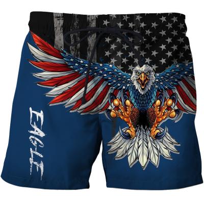 China 2022 Summer Hot Philippines Custom Men's Anti-Wrinkle Board Full Eagle Beach Pants Quick Dry Shorts Dropshipping for sale