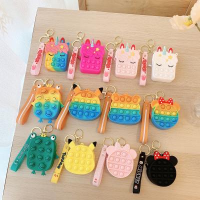 China Cute Fashion Cartoon Kids Silicone Purse Bags Little Girls Mini Crossbody Handbags Shoulder Bag for sale