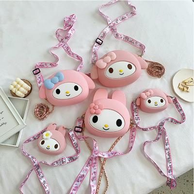 China Korean New Water Resistant Kids Shoulder Messenger Bag Mini Coin Purse Cute Silicone Crossbody Bags - Body Bag For Girls for sale