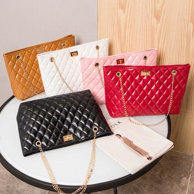 China Brands Fashion Waterproof High Quality Shoulder Bag Leather Tote Bags Custom Women Fashionable Handbags for sale