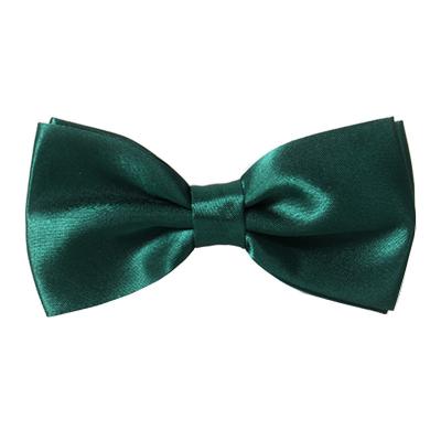 China 100% Polyester Solid Colors Mens Bow Ties Womens Neck Ties Silky Wedding Butterfly Bow Tie for sale