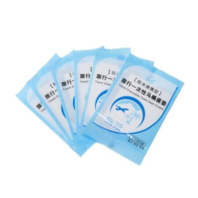 China Disposable Travel Toilet Seat Covers Waterproof Plastic Toilet Seat Mat for sale