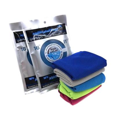 China QUICK DRY Multicolor Ice Towel Durable Instant Cooling Heat Relief Serving Reusable Cold Cool Towel for sale