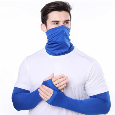 China Magic Tube Elastic Breathable Scarf Breathable Bandana Headwear Bicycle Headband Bicycle Headband Sunscreen Headband Half Neck Cuff for sale