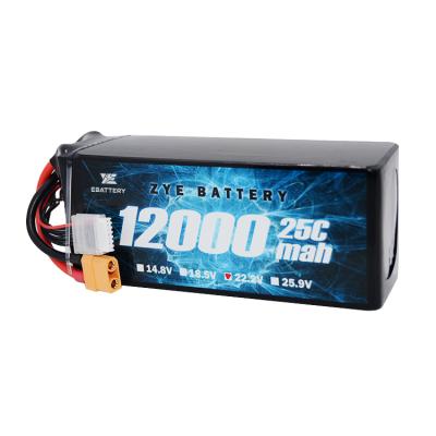 China High Rate Capability Huizhou Li Polymer Battery Pack 14.8v 12000mah lipo battery 4s for sale