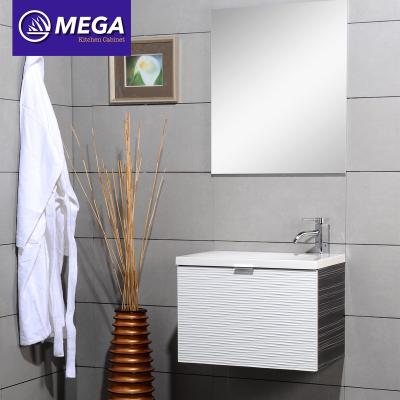 China Wholesale Wooden Modern Style Modern Classic Single Sink Hotel Bathroom Vanity Vanity Wall Mounted Bathroom Cabinet for sale