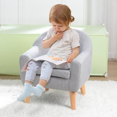 China PANEL Kids Single Sofa Armrest Chair Leather Sofa For Kids Baby Toddler Sitting Chairs for sale