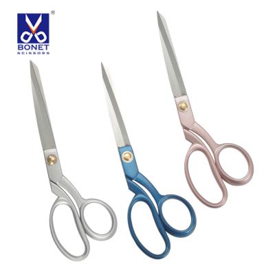 China Stainless Steel Solid Color Sandblasting Handle Zinc Japan Design Tailor Scissors Sewing Scissors for sale