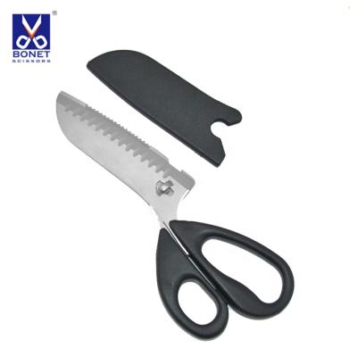 China Kithchen Multifunctional Scissors Japan Kitchen Knife Shape Standard Blade Cutting Kitchen Knife Scissors Kitchen Multifunctional Separable Detachable Shears for sale