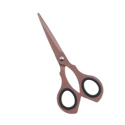 China Universal Cutting 6.5 Inch Full Oated Titanium Steel With TPR Handle Stationery Office Scissors for sale