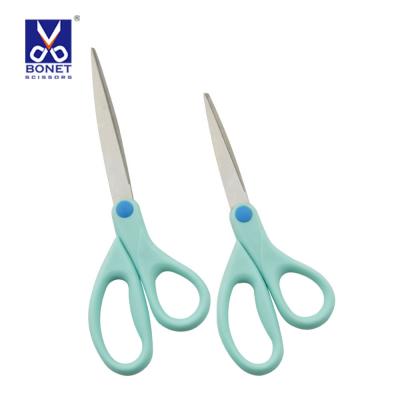 China Eco-friendly Simple Style Europe Stainless Steel Sharp Office Scissors for sale