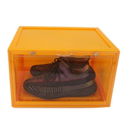 China Supplier Viable Wholesale Supplier Small Sheets Anti Scratch Acrylic Sheet Shoe Display Storage Box for sale