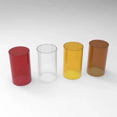 China Safety Factory Custom Showcase Acrylic Pedestal Cylinders Clear Acrylic Display Stand Cylinder Pedestal Pillar For Wedding Party for sale