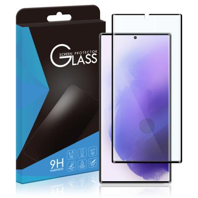 China 3D Mobile Phone Curved Fingerprint to Open Tempered Glass Screen Protector for Samsung Galaxy S22 2022 for sale