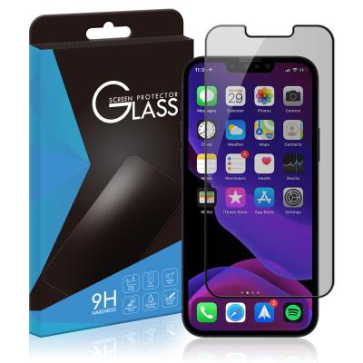 China Mobile Phone 2 Way Privacy Protective Film Tempered Glass Screen Protector For iPhone for sale