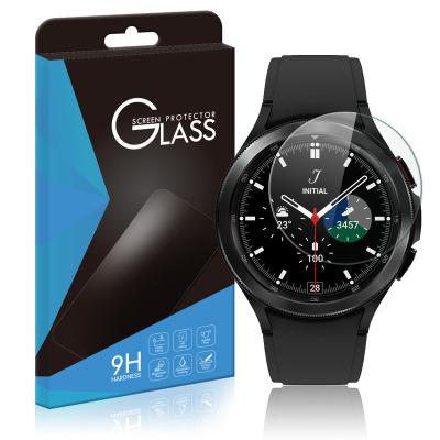 China Mobile Phone Amazon Smartwatch 9H Tempered Glass Screen Protector For Samsung Galaxy Watch 4 for sale