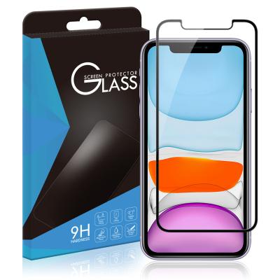 China Smooth contact; normal protection; perfect fittness for iPhone 11 2019 3D curved Asahi Tempered Korea ab glue screen glass protector for iphone 11 for sale