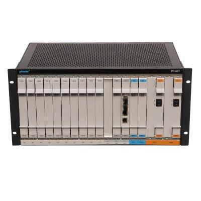 China High Capacity PCM Equipment Line Up To 416 FXO FXS Over E1 Oe Fiber Optic PCM Multiplexer PT-50T 5064 for sale