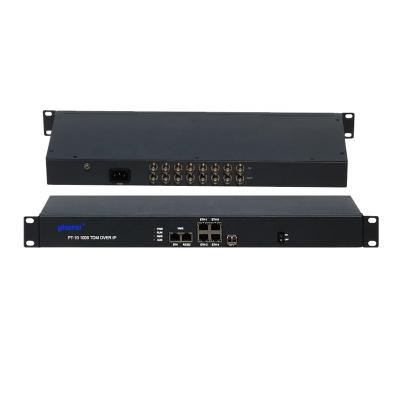 China TDMOIP E1/2 E1/4 E1/8 E1/16 E1 TDM via IP E1 via Ethernet switches Ethernet E1 to PT-10 1008 converter for sale