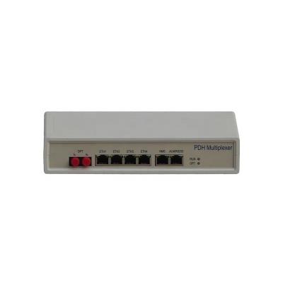 China Sell ​​Like Hot Cakes Double PDH Fiber Optic 8 Interface E1 Ethernet Multiplexer Desktop for sale