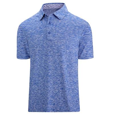 China Basic Design Anti-pilling Custom Short Sleeve Men's Golf Casual T-shirt Golf Stretch Quick Dry Polo T-Shirts for sale