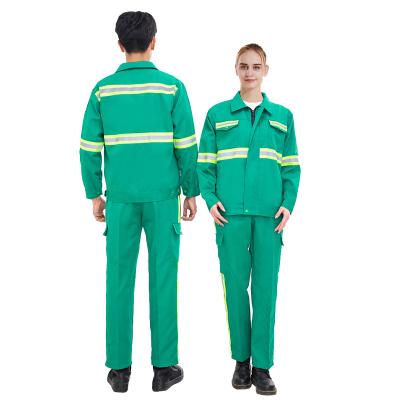 China HI VIS Reflective Tape Man Woman Work Wear Safty Work Wear Uniform HI VIS Long Sleeve Unisex Cotton for sale