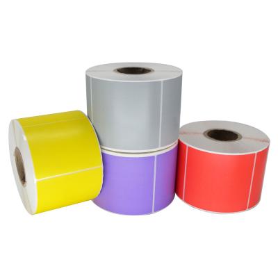 China Waterproof Roll Custom Color Printed Glass Printable Special Use Glue PVC Transfer Adhesive Thermal Label Sticker For Heat Transfer Printer for sale