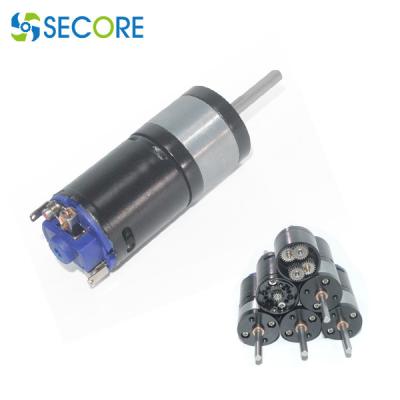 China Low Noise 850rpm DC Planetary Gear Motor 6V 12V 24V 24.4mm Reducer for sale