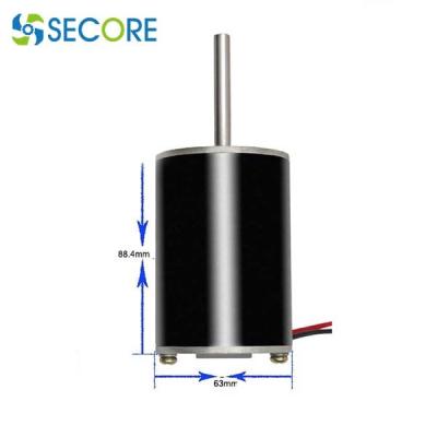 Китай Мотор DC щетки вращающего момента ржавчины 7000rpm 10KG OD 63mm анти- высокий с кодировщиком для оборудования спортзала продается