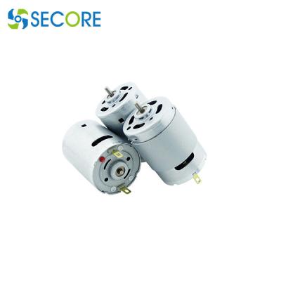 中国 High Speed 16000rpm Blower Brush DC Motor 12V 24V DC Motor For Sump Pump 販売のため